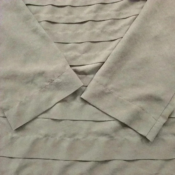 Benetton Stile Womens Crew Neck Long Sleeve Blouse Gray Size Small - Picture 7 of 9